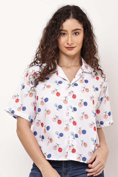 CSP FASHION STYLIST POLYCOTTON FABRIC SHIRT FOR WOMEN